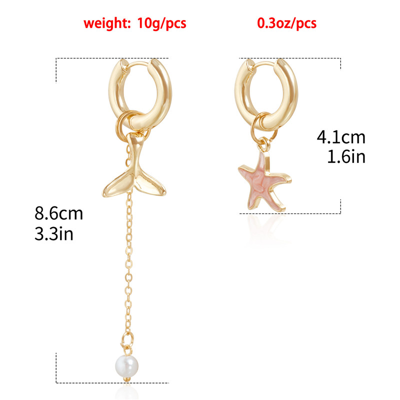 Bohemian Stainless Steel Starf - Tassel Earrings Boho บทวิจารณ์และราคา