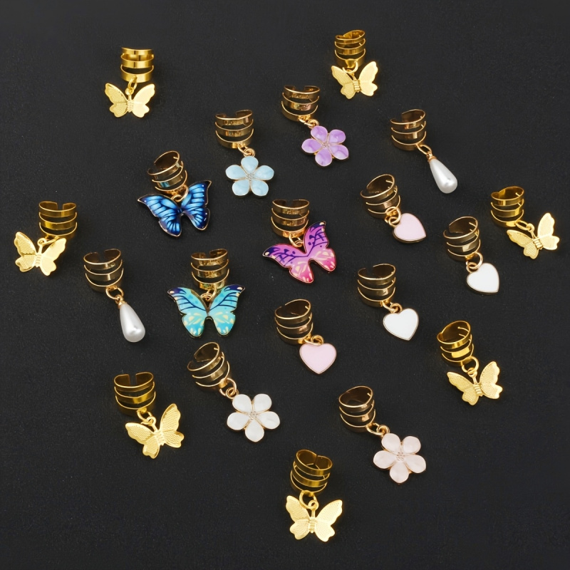 20pcs Alloy Lace Heart-Shaped  - Women Accessories Dropshipping บทวิจารณ์และราคา