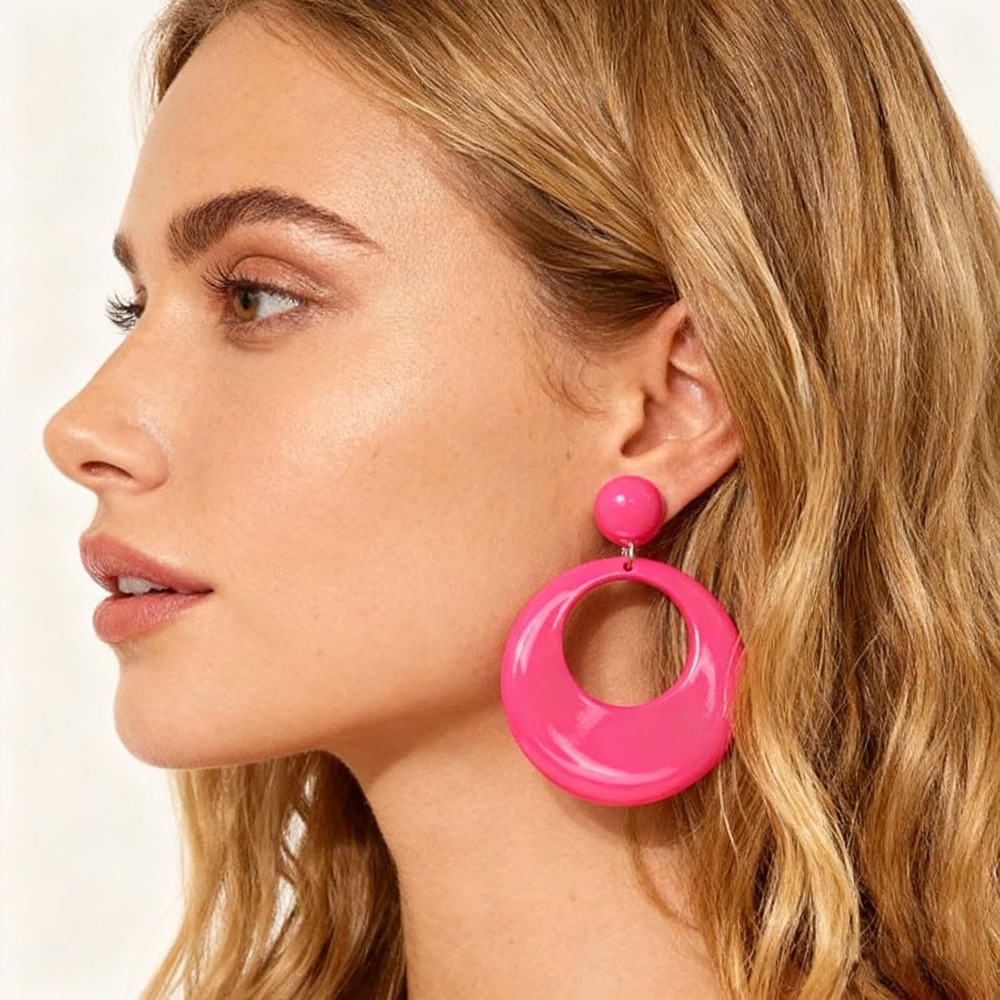 2pcs 60s 70s Earrings for Wome - Women'S Accessories In The 60S บทวิจารณ์และราคา