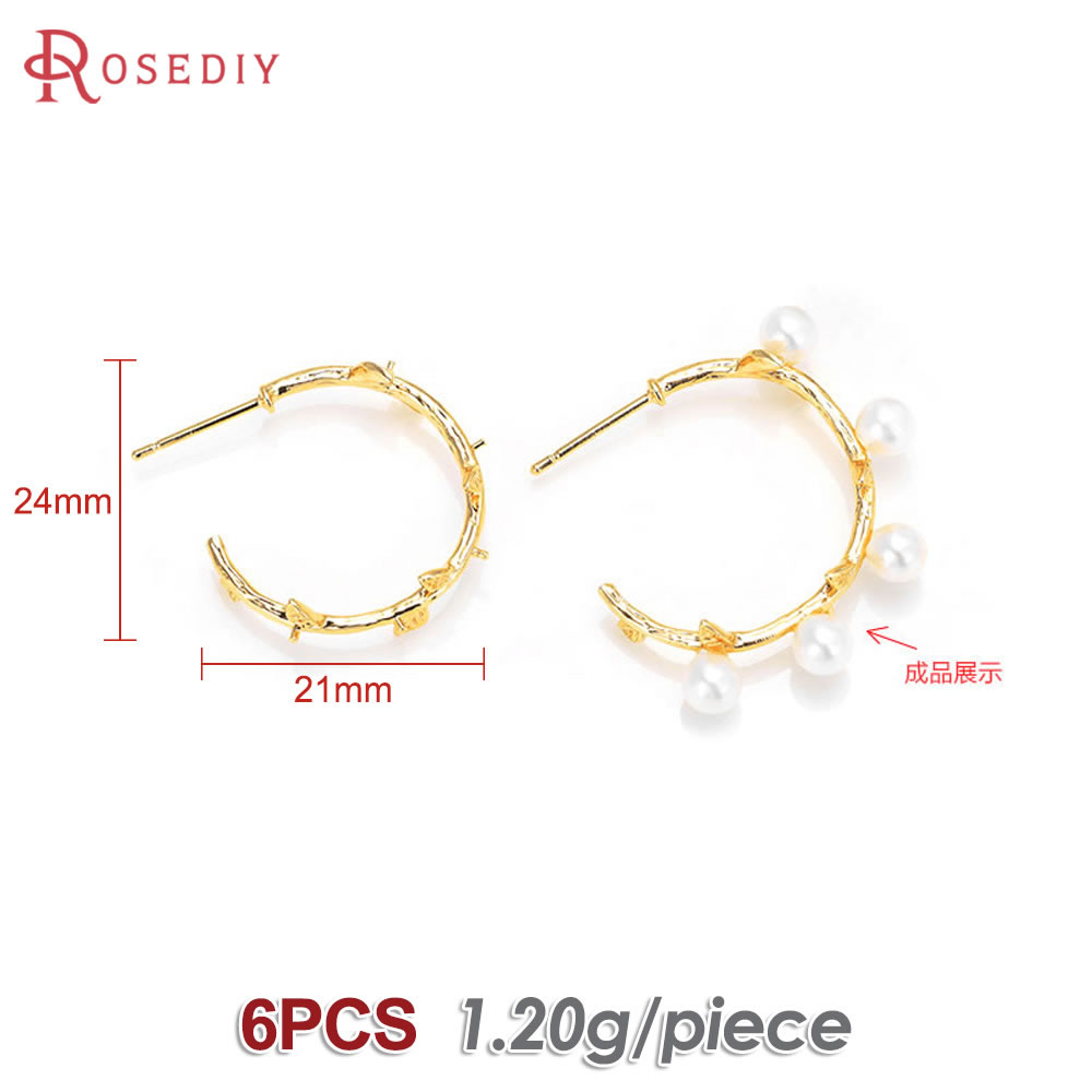 6PCS 18K Gold Color Brass with - Women Accessories Gift Set บทวิจารณ์และราคา