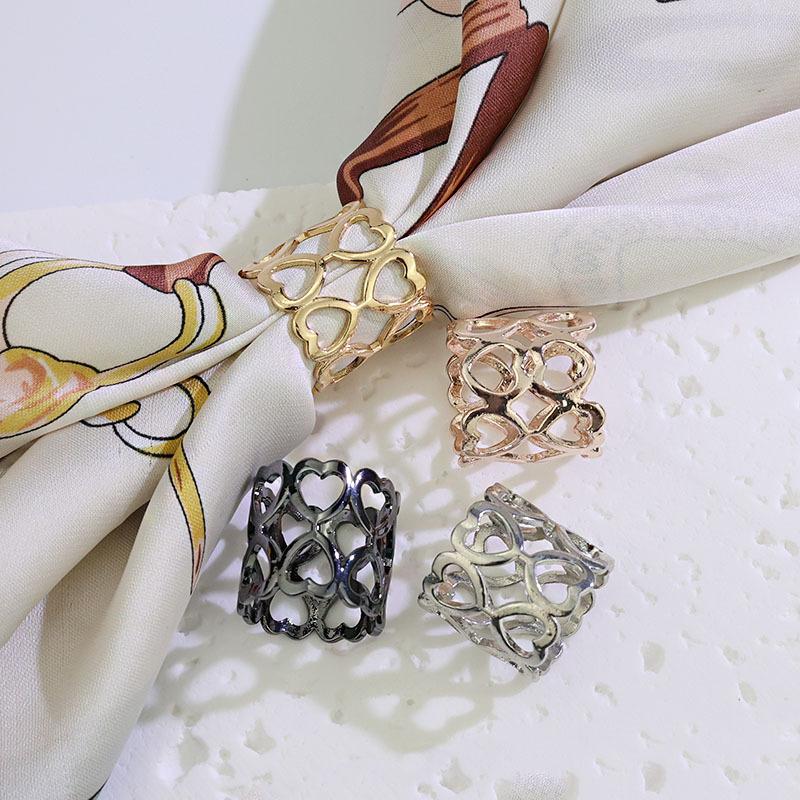 1/4Pcs Alloy Circle Scarves Br - Women'S Accessories Clothing บทวิจารณ์และราคา