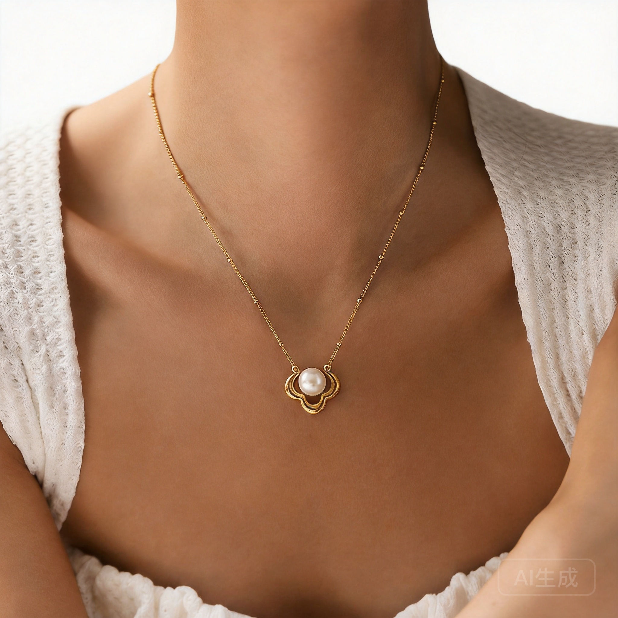 Chinese Style Lucky Auspicious - Charm Necklace Dainty บทวิจารณ์และราคา