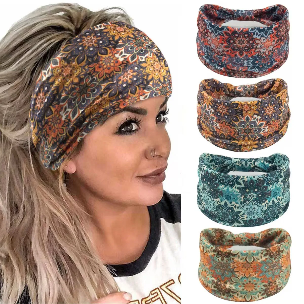 🌸Boho Mandala Flower Headband  - Women'S Yoga Accessories บทวิจารณ์และราคา