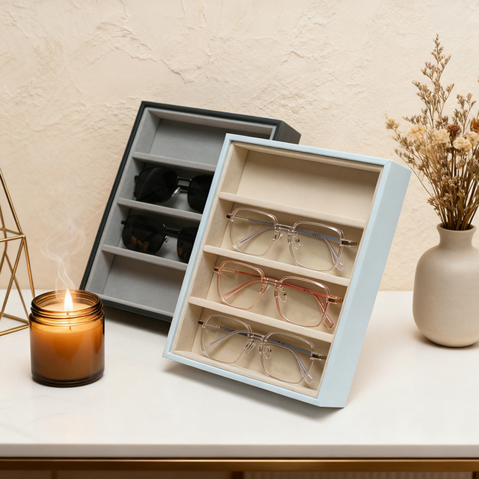 Glasses Display Tray Eyeglass  - Women Accessories Store บทวิจารณ์และราคา