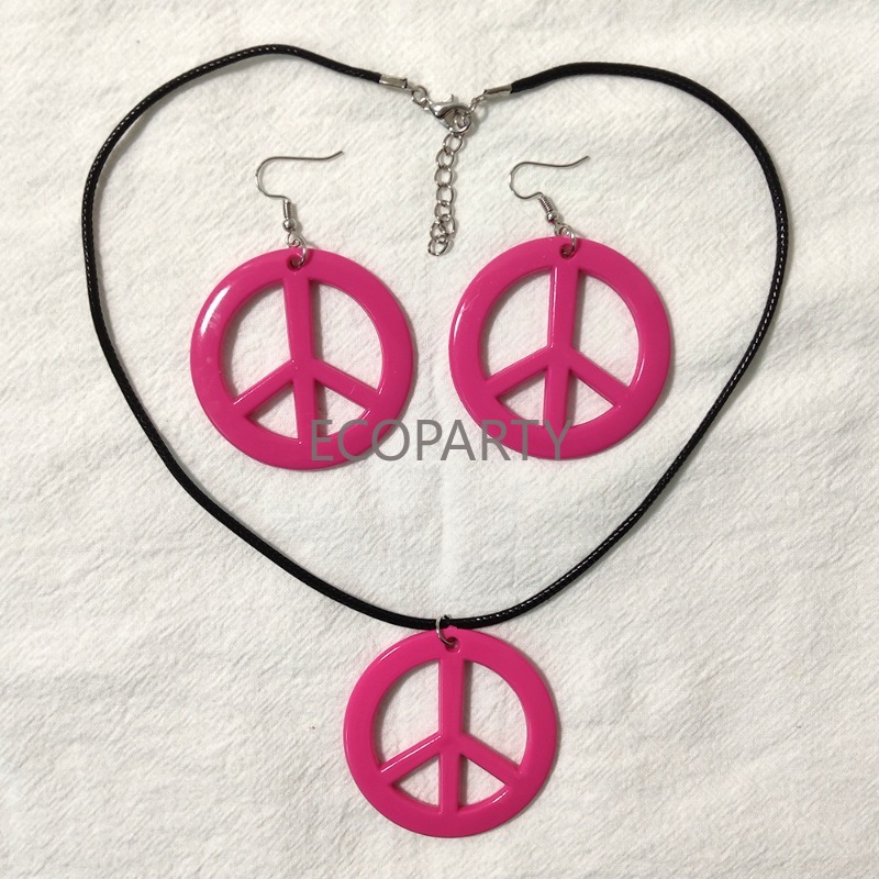 Fashion Hippie Costume Set 60s - Women'S Accessories In The 60S บทวิจารณ์และราคา