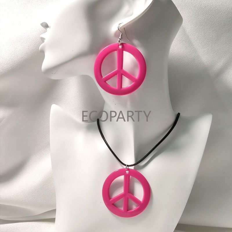 Fashion Hippie Costume Set 60s - Women'S Accessories In The 60S บทวิจารณ์และราคา