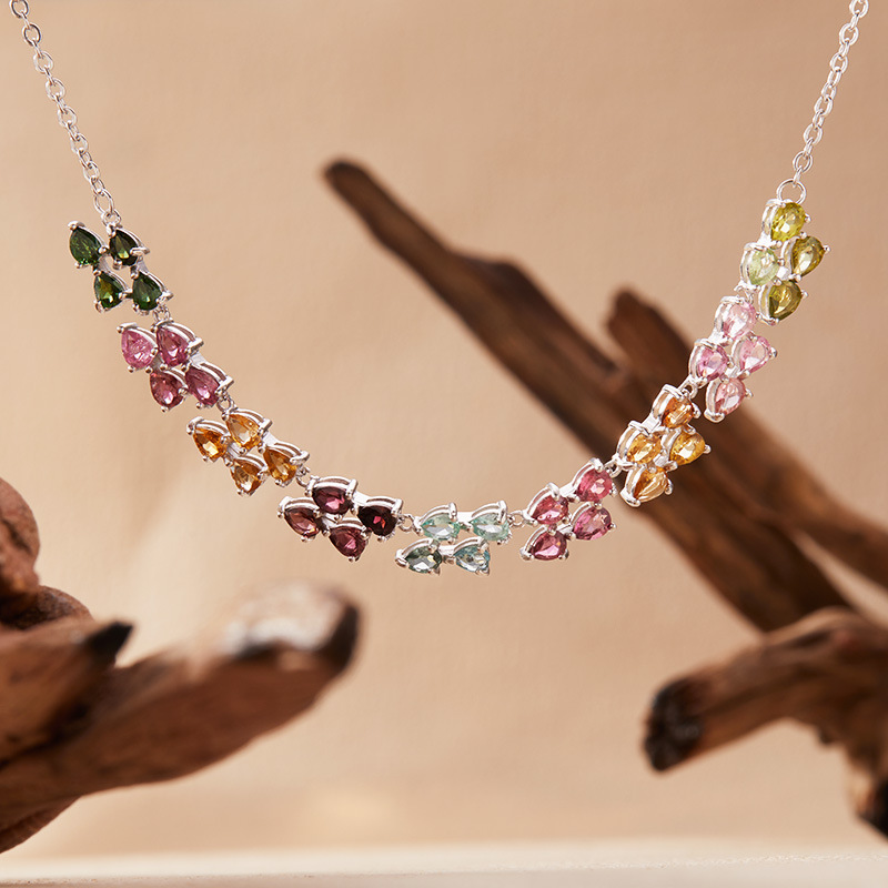 925 Sterling Silver Colored To - Charm Necklace Dainty บทวิจารณ์และราคา