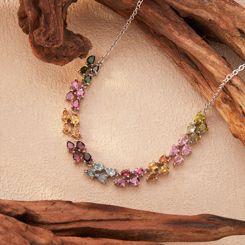 925 Sterling Silver Colored To - Charm Necklace Dainty บทวิจารณ์และราคา