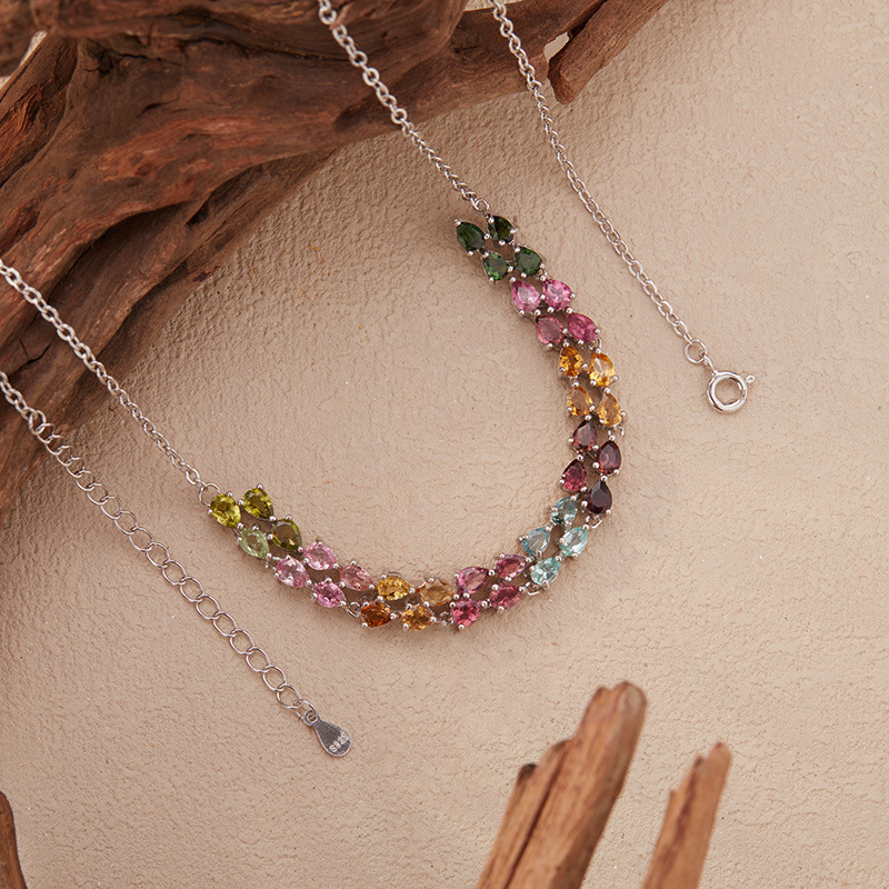 925 Sterling Silver Colored To - Charm Necklace Dainty บทวิจารณ์และราคา