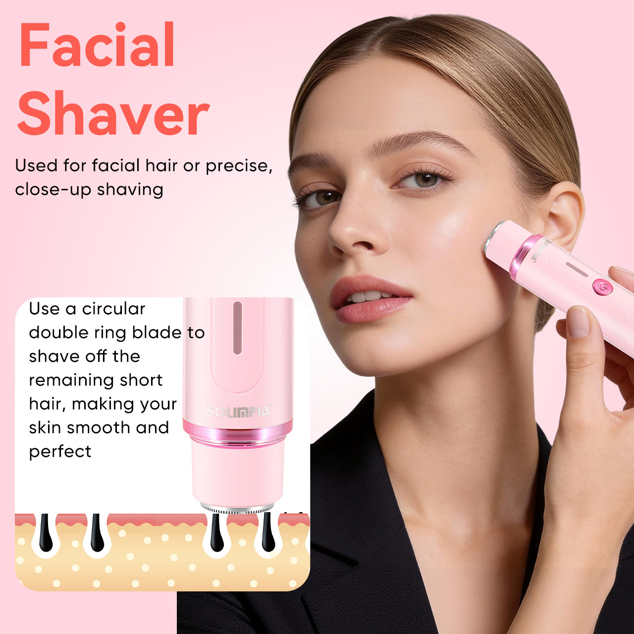 Solimpia Electric Hair Remover - Women Accessories Clearance บทวิจารณ์และราคา