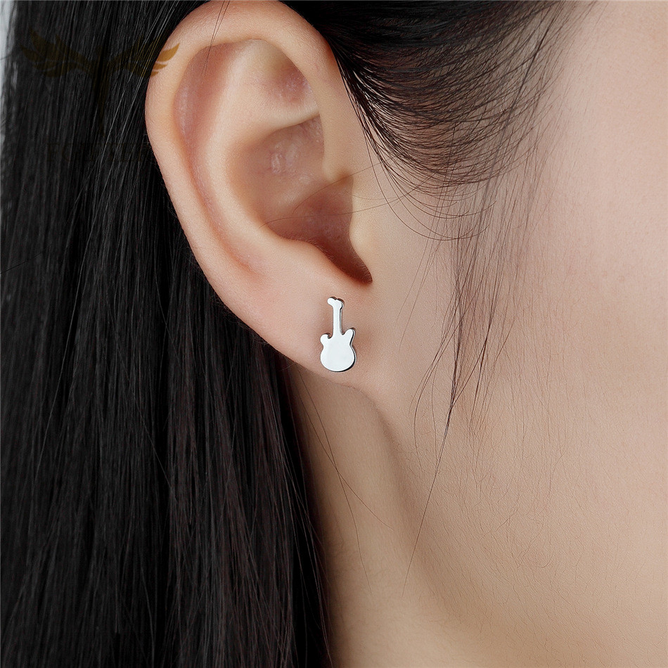12 Pairs Music Guitar Earrings - Women Accessories Store บทวิจารณ์และราคา