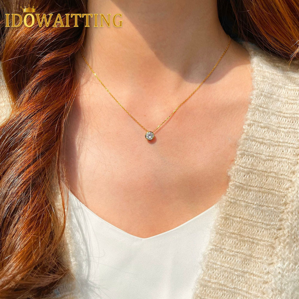 100% 925 Sterling Silver Forev - Charm Necklace Dainty บทวิจารณ์และราคา