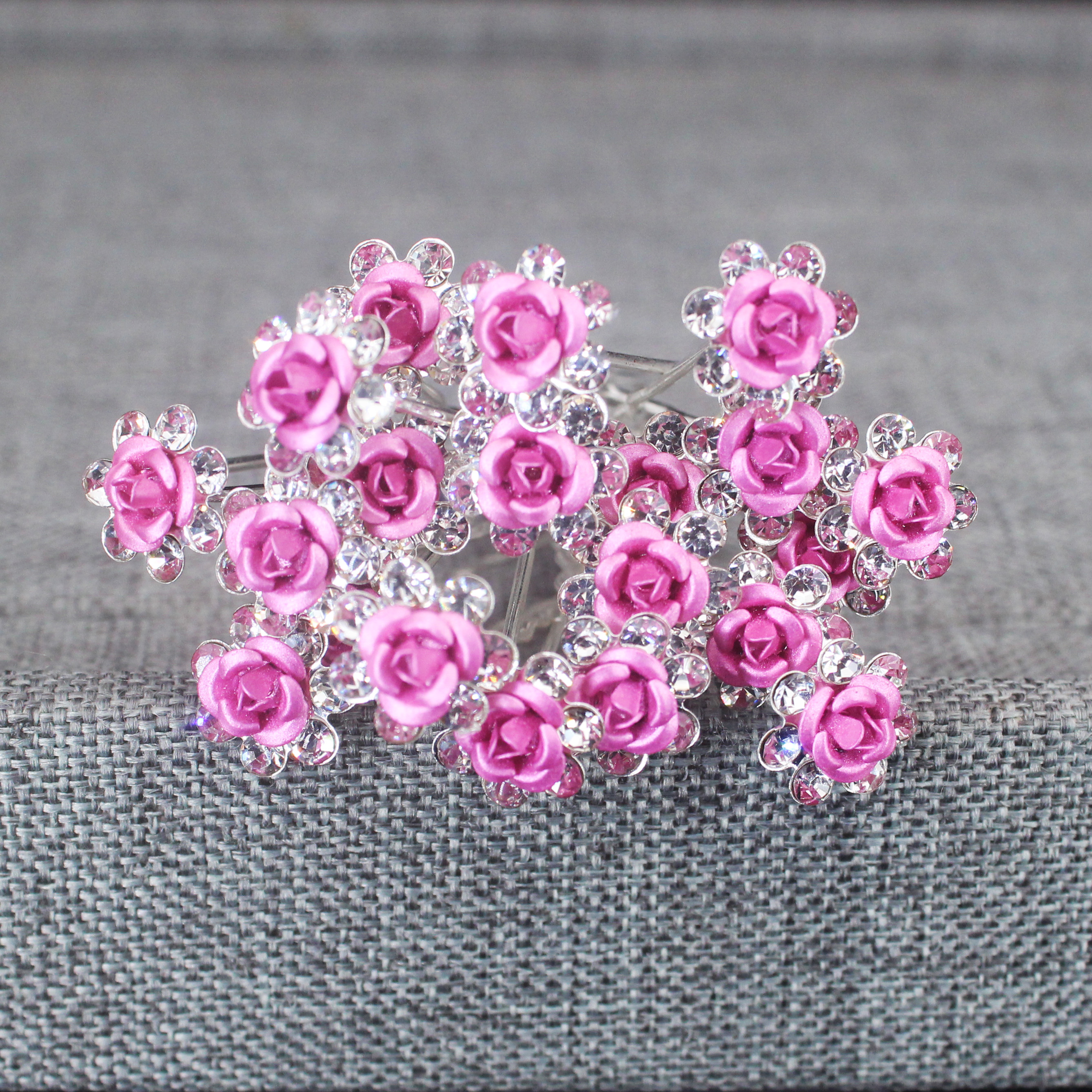 20PCS Rose Flower Rhinestone H - Women'S Formal Accessories บทวิจารณ์และราคา