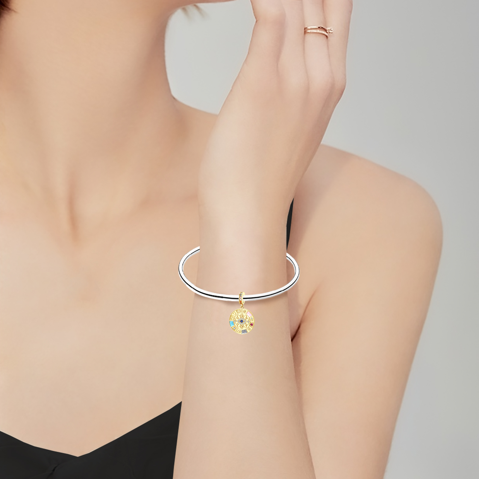 925 Sterling Silver Evil Eye L - Evil Eye Bracelet บทวิจารณ์และราคา