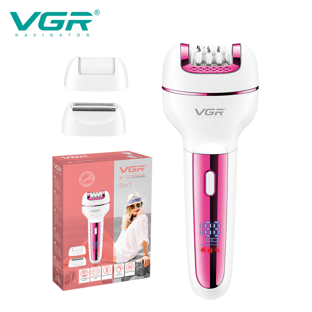 VGR 732 Original 3in1 Epilator - Women Accessories Clearance บทวิจารณ์และราคา