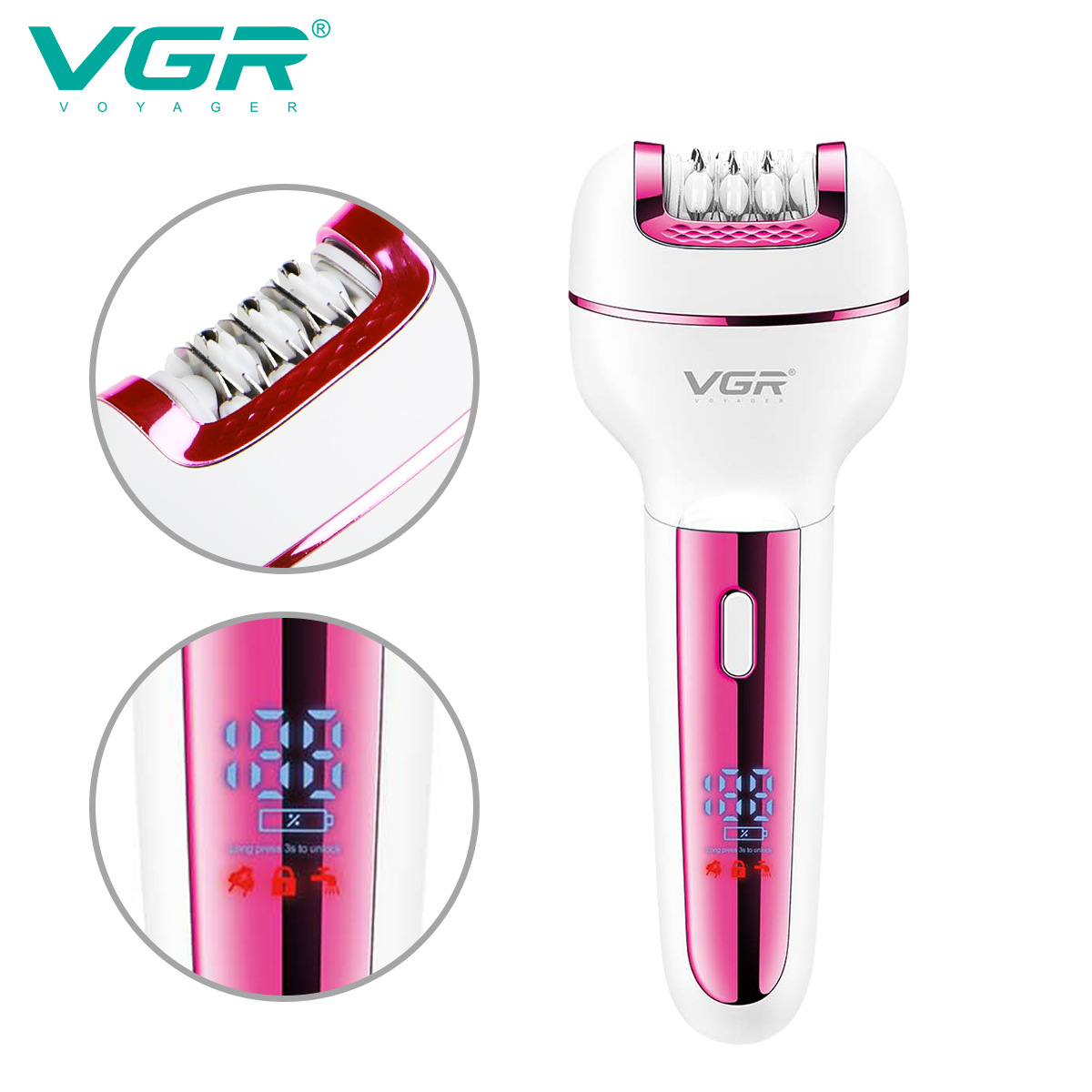 VGR 732 Original 3in1 Epilator - Women Accessories Clearance บทวิจารณ์และราคา