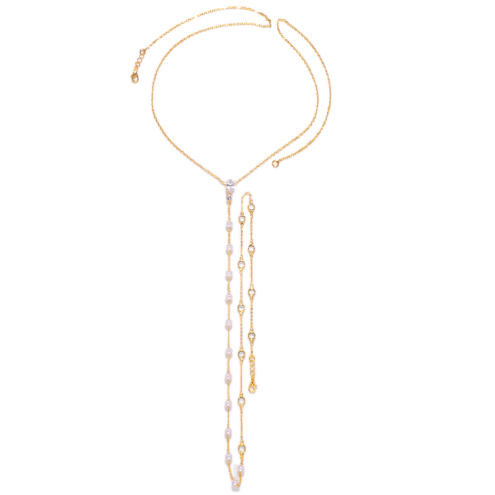 Fashion Bridal Back Chain Jewe - Women Accessories Dropshipping บทวิจารณ์และราคา